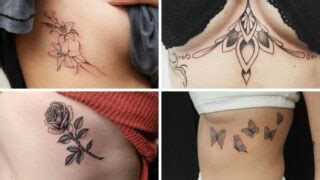 moth under breast tattoo|23 Under Breast Tattoo Ideas For The Bravest。